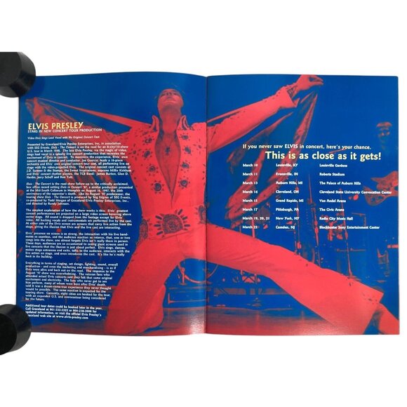 Elvis The Concert 1998 Tour / Elvis In Concert 97 (2) Program Books Memphis + - Picture 9 of 16